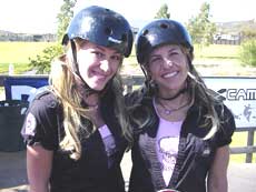 Skateboard Stunt Double for Haylie Duff in the Feature Film "Dishdogz".